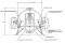 This Lockheed design for a lunar landing trainer, dated January 1962 and labeled CL-610-1, was a single-place globe with turbojet engines for thrust and attitude jets for horizontal control.