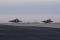 8 January 2014: BAE Systems test pilot Peter Wilson flying F-35B BF-1 and Lockheed Martin test pilot Dan Levin flying F-35B BF-5 completed the first conventional mode formation takeoff and landing in the F-35B.
