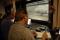 In 2008, the upgraded C-5M Super Galaxy returned to the McKinley Laboratory to verify the aircraft's new engines and systems could still withstand the elements. Here, technicians monitor a cold soak test. In the control room, it was a comfortable seventy degrees; inside the test chamber, the temperature was minus twenty-five degrees.